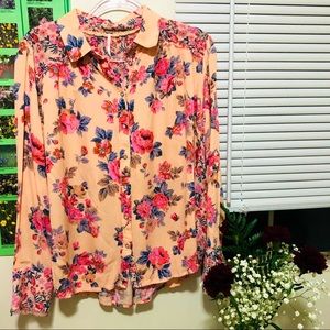 Floral Button Down